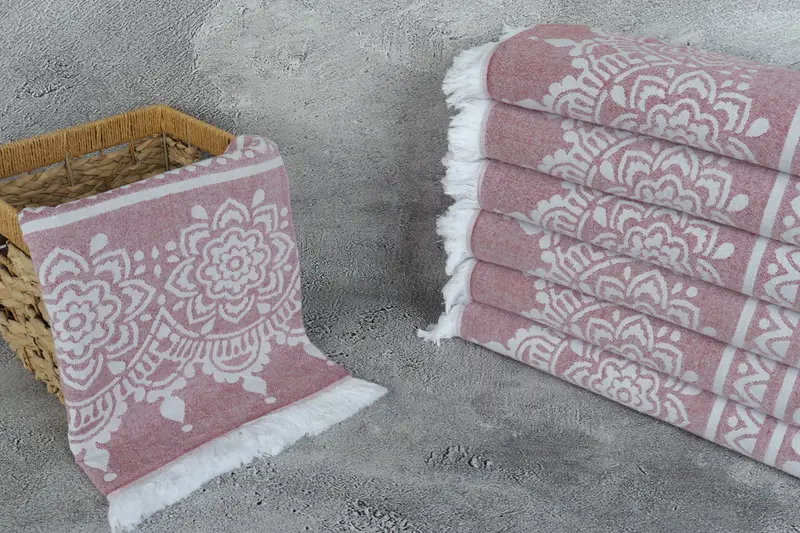 Bachelorette Party Gifts Bridesmaids, Bachelor Towel, 70x40 Cotton Floral Patterned Towel, Wedding Favors, Bachelor Gift, Lightweight Turkish towel - 4