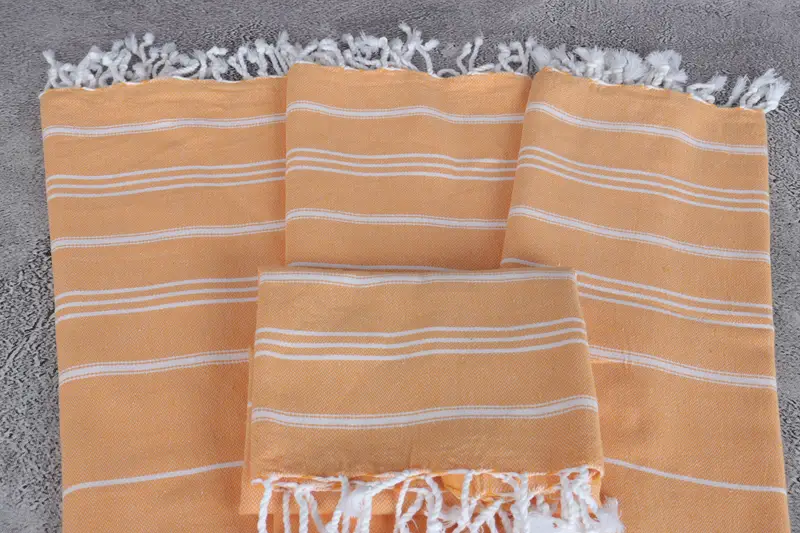 Gift For Her, Xmas Gifts, Small Bath Towels, 40x24 Cotton Striped Towel, Organic Tea Towel, Embroidery Towels, Bridesmaid Gifts, Custom Hand Towel - 4