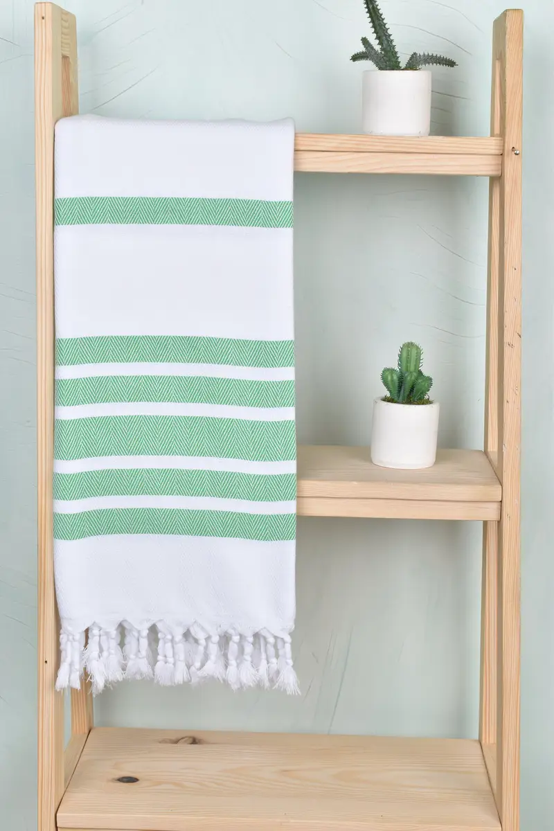 Soft towel, Bridesmaid Gift Towel, Yoga Towel, Gift For Him, 68x36 Cotton Chevron Towel, Gift For Boyfriend, Bachelor Party Favors, Summer Towel - 8