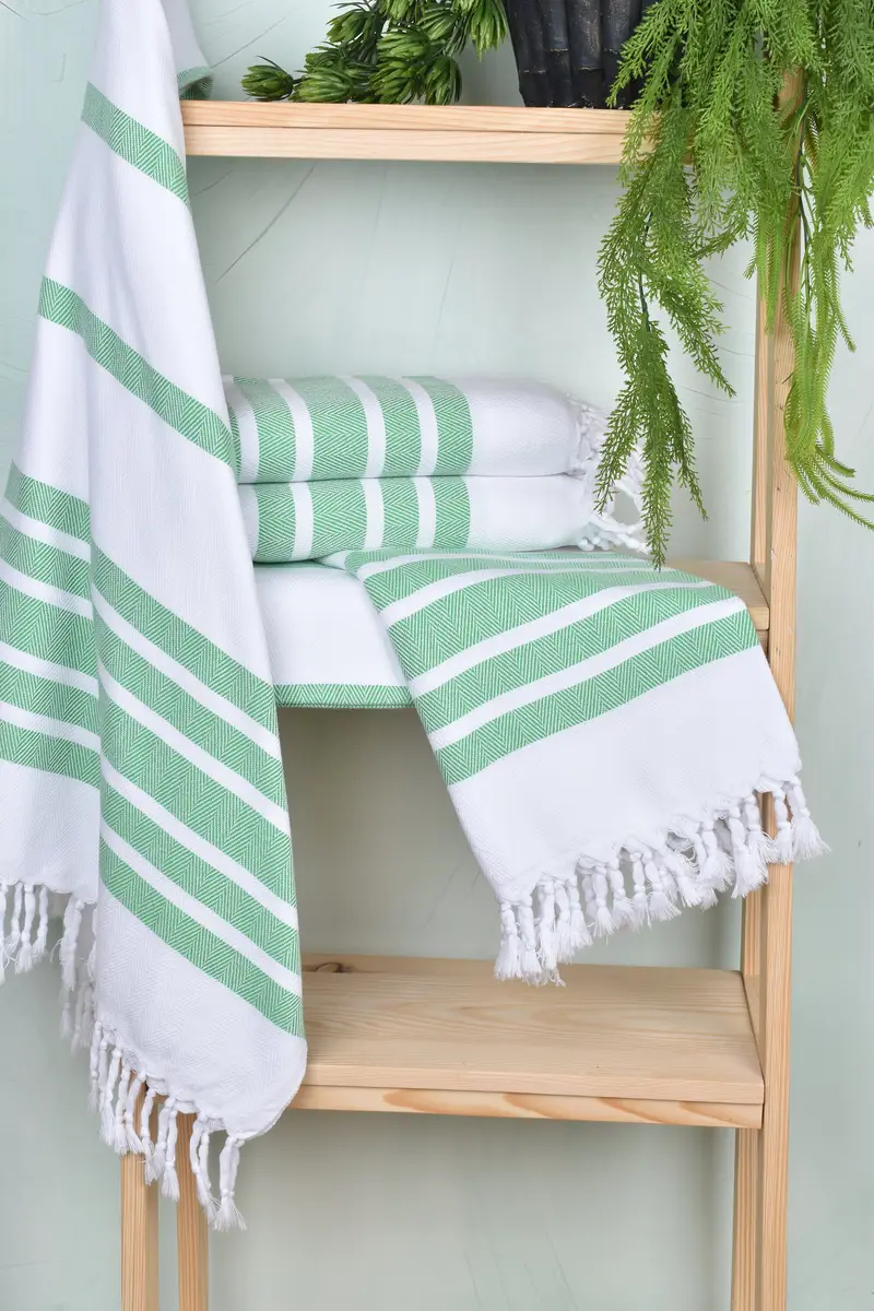 Soft towel, Bridesmaid Gift Towel, Yoga Towel, Gift For Him, 68x36 Cotton Chevron Towel, Gift For Boyfriend, Bachelor Party Favors, Summer Towel - 6