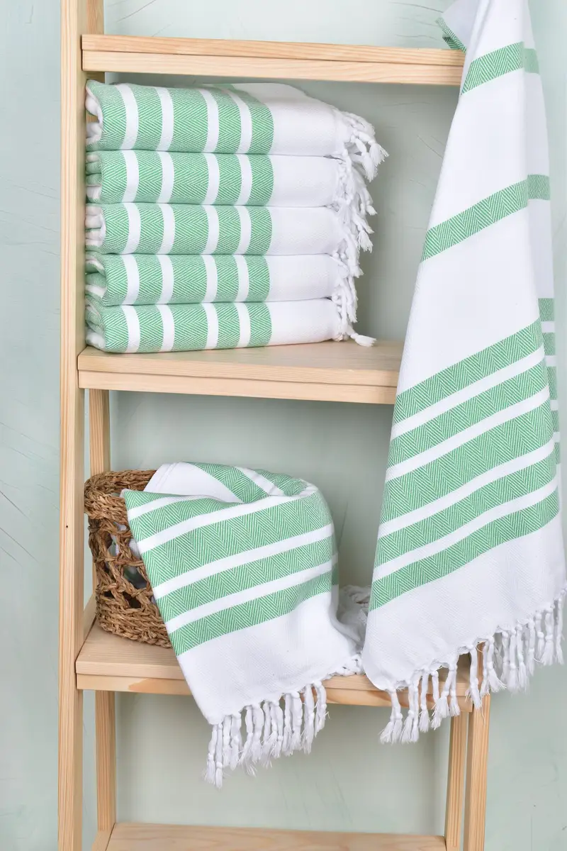 Soft towel, Bridesmaid Gift Towel, Yoga Towel, Gift For Him, 68x36 Cotton Chevron Towel, Gift For Boyfriend, Bachelor Party Favors, Summer Towel - 3