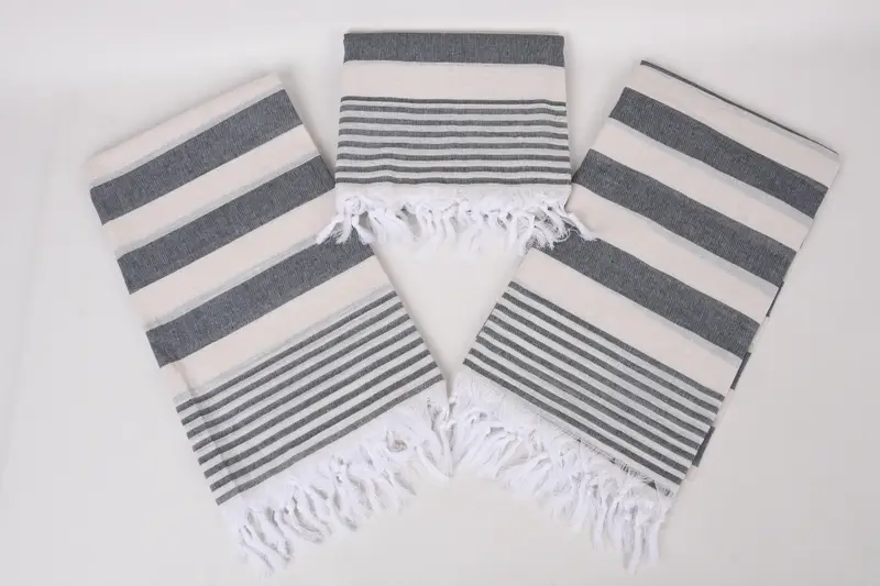68x36 Cotton Striped Towel, Turkish Towel Set, Bridesmaid Favors, Custom Wedding Gift, Soft towel, Turkish Towel Bulk, Bachelorette Party Gifts - 6