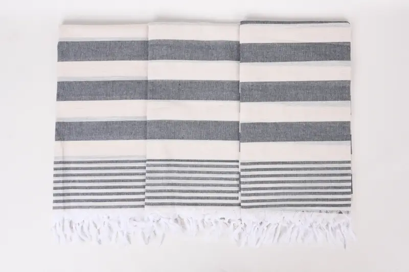 68x36 Cotton Striped Towel, Turkish Towel Set, Bridesmaid Favors, Custom Wedding Gift, Soft towel, Turkish Towel Bulk, Bachelorette Party Gifts - 7