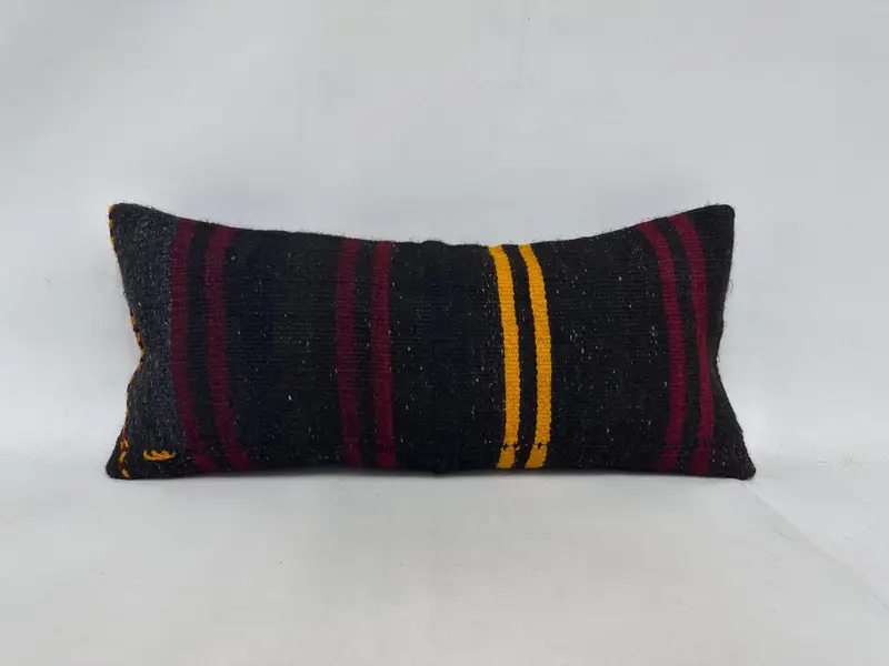 16x36 Brown Pillow Cover, Handmade Throw Pillow Cover, Pillow Cover, Turkish Kilim Pillow, Kilim Pillow Cover, Kilim Cushion Sham - 1