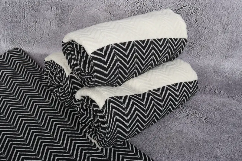 70x40 Cotton Zig zag Towel, Boyfriend Christmas Gift, Girl Trip Party Favor, Summer Gift, Home Decor Gifts, Bachelorette Party Gifts Bridesmaids - 7