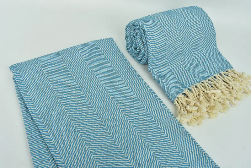 Halloween Bachelorette Party Favors, Sand-resistant towel, Bridal Shower Favor, Beach Towel Bulk, Quick-dry towel, 70x40 Cotton Chevron Towel - 7