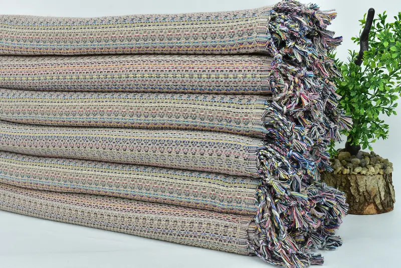 Peshtemal, Large Turkish Towel, Peshtemal Towel, Bulk Order Towel, 70x40 Cotton Colorful Diamond Towel, Turkish Bath Towel USA, Turkish Towel Beach - 3