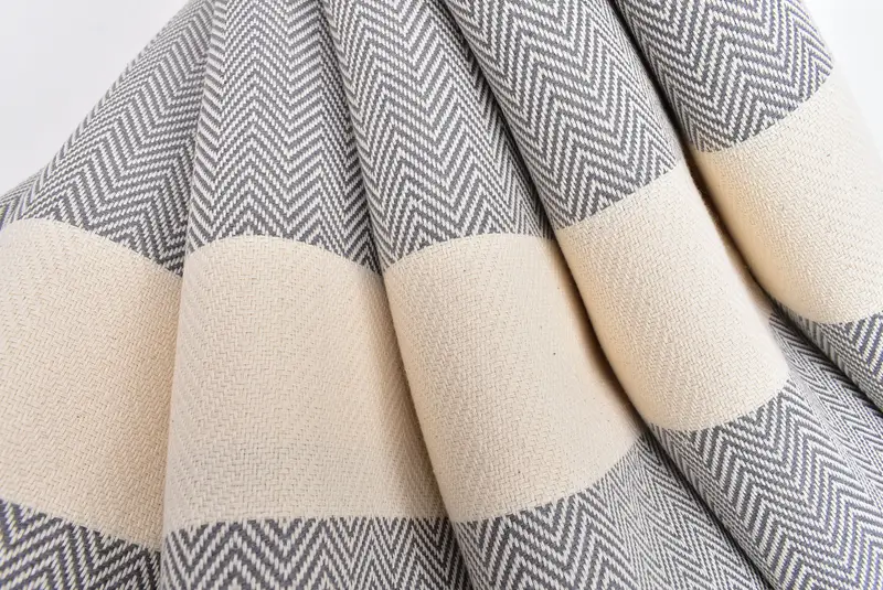 Wedding Gift, Gym Towel, Custom Turkish Towel, Turkish Towel Hand Towel, Bridal Shower Favor, 36x18 Cotton Herringbone Towel, Monogrammed Hand Towel - 5