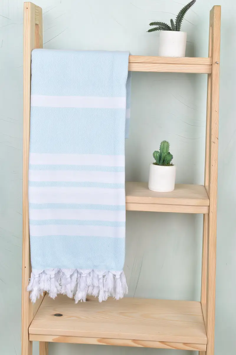 Monogram Turkish Towel, 68x36 Cotton Chevron Towel, Valentines Day Gift For Her, Bridal Party Gifts, Sand-free towel, Bridal Shower Favors - 8