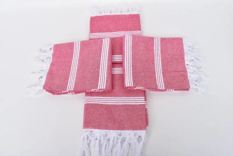 Large Beach Towel Personalized, 70x30 Cotton Striped Towel, Embroidered Towel, Spa Gift, Absorbent Turkish towel, Lightweight Turkish towel - 6