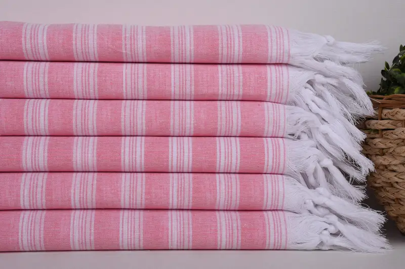 Quick-dry towel, 70x40 Cotton Striped Towel, Oversized lightweight Turkish bath towel USA, Employee Gifts, Organic Turkish towel, Turkish Towel USA - 2