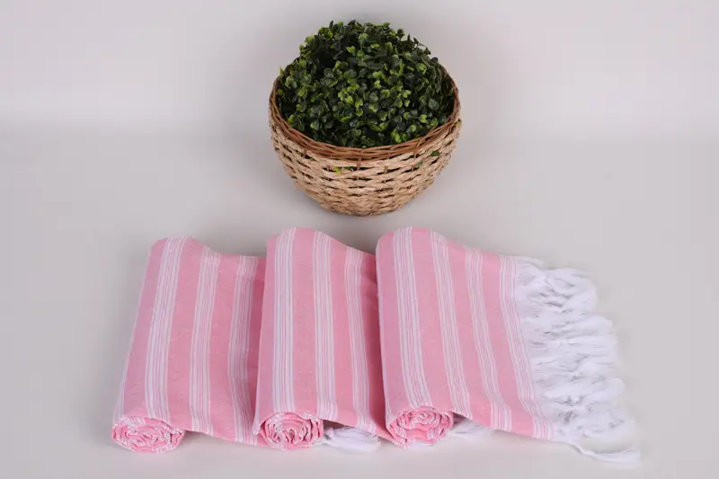 Quick-dry towel, 70x40 Cotton Striped Towel, Oversized lightweight Turkish bath towel USA, Employee Gifts, Organic Turkish towel, Turkish Towel USA - 8