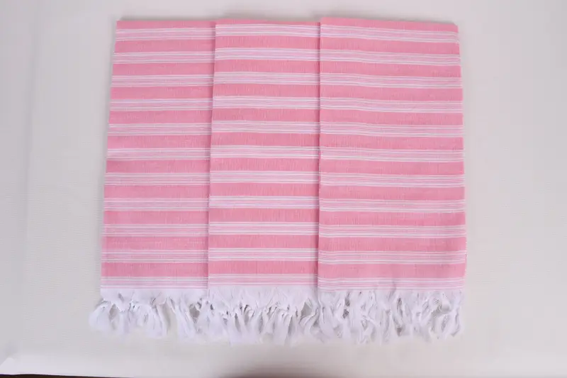 Quick-dry towel, 70x40 Cotton Striped Towel, Oversized lightweight Turkish bath towel USA, Employee Gifts, Organic Turkish towel, Turkish Towel USA - 7