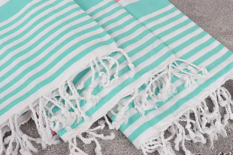 Absorbent Turkish towel, Bridesmaid Favors, Guest Towel, Bachelorette Party Gifts Bridesmaids, 68x36 Cotton Striped Towel, Turkish beach towel - 5
