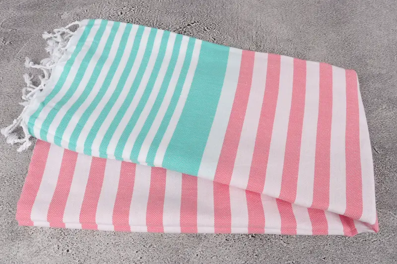 Absorbent Turkish towel, Bridesmaid Favors, Guest Towel, Bachelorette Party Gifts Bridesmaids, 68x36 Cotton Striped Towel, Turkish beach towel - 6