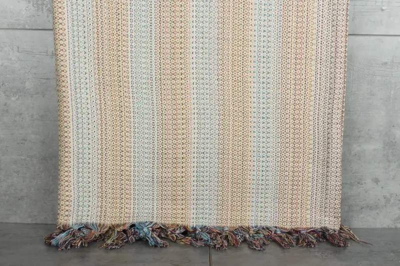 Employee Gifts, Customized Turkish Blanket, Tablecloth, Bachelorette Party Favors, Wedding Favors, 90x88 Cotton Colorful Diamond Towel - 8