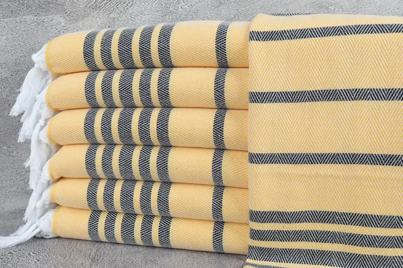 Turkish Tea Towel, Towel With Name, Gift For The Home, 40x20 Cotton Zig zag Towel, Monogram Hand Towel, Family Gift, Kitchen Towel, Guest Towel - 1