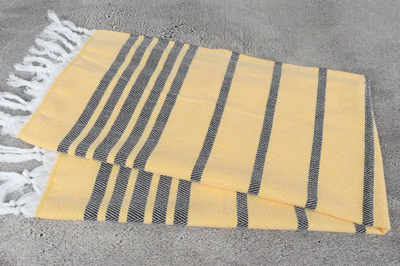 Turkish Tea Towel, Towel With Name, Gift For The Home, 40x20 Cotton Zig zag Towel, Monogram Hand Towel, Family Gift, Kitchen Towel, Guest Towel - 6