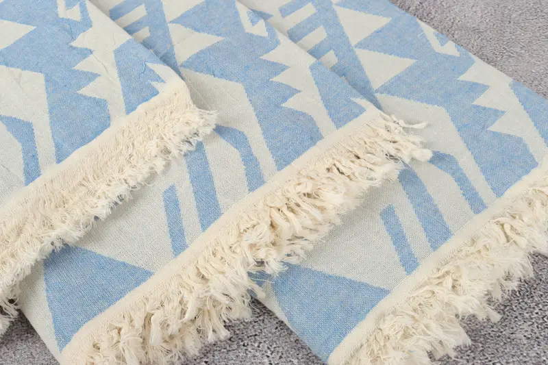 Turkish Beach Towel Personalized, Gifts For Him, Personalized Towel, Sand-resistant towel, 76x40 Cotton Geometric Towel, Bachelor Party Gifts - 6