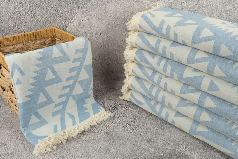 Turkish Beach Towel Personalized, Gifts For Him, Personalized Towel, Sand-resistant towel, 76x40 Cotton Geometric Towel, Bachelor Party Gifts - 4