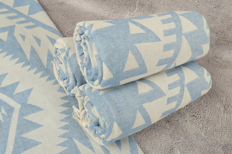 Turkish Beach Towel Personalized, Gifts For Him, Personalized Towel, Sand-resistant towel, 76x40 Cotton Geometric Towel, Bachelor Party Gifts - 8