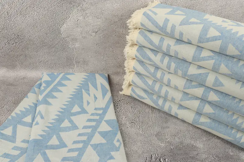 Turkish Beach Towel Personalized, Gifts For Him, Personalized Towel, Sand-resistant towel, 76x40 Cotton Geometric Towel, Bachelor Party Gifts - 3