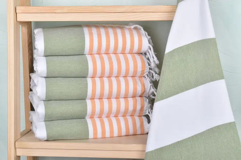 Luxury Beach Towel, Valentines Day Gift For Him, 70x40 Cotton Striped Towel, Wedding Gifts Towel, Gift For Her, Bachelorette Party Gifts Bridesmaids - 2