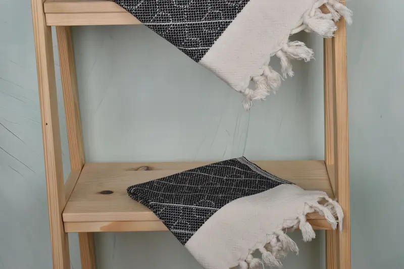 Gym Towel, Personalized Kitchen Towel, Valentines Day Gift, Boyfriend Gift, 36x18 Cotton Geometric Towel, Turkish Hand Towel, Custom Hand Towel - 5