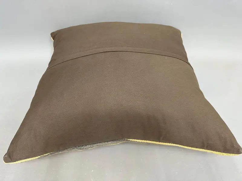 Pillow Cover, Interior Designer Pillow, Boho Pillow, Retro Throw Cushion, Decorative Throw Cushion, Antique Pillows, 24x24 Orange Cushion Cover - 7