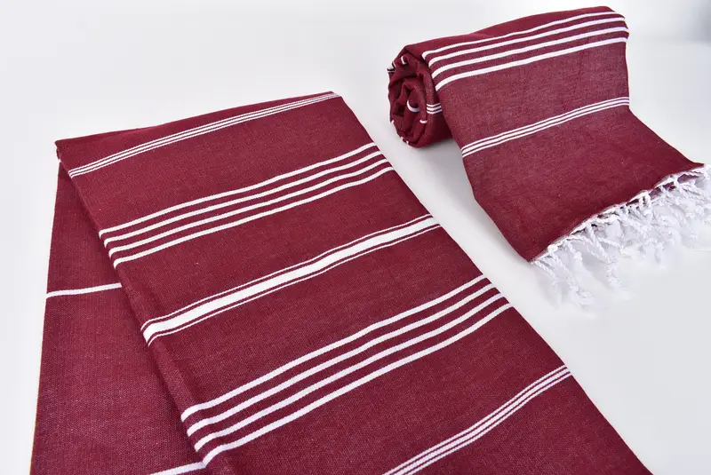 Turkish fouta towel for outdoor use, Fouta towel, Hammam towel, Beach Wedding Favor, 70x40 Cotton Striped Towel, Best Friend Gift, Personalize Gift - 7
