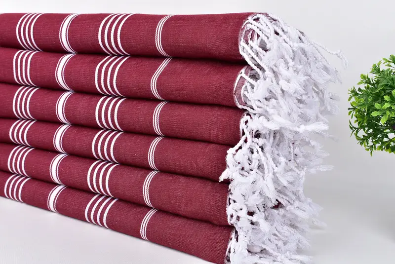 Turkish fouta towel for outdoor use, Fouta towel, Hammam towel, Beach Wedding Favor, 70x40 Cotton Striped Towel, Best Friend Gift, Personalize Gift - 3