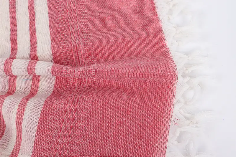 Personalized Turkish Towel, Peshtemal Towel, Personalized Beach Towel, 68x40 Cotton Striped Towel, Lightweight Turkish towel, Embroidery Towels - 8