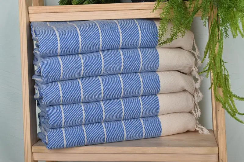 36x16 Cotton Striped Towel, Home Decor Gifts, Wedding Favors, Personalized Hand Towel, Kitchen Towel, Embroidery Towels, Monogrammed Turkish Towel - 1