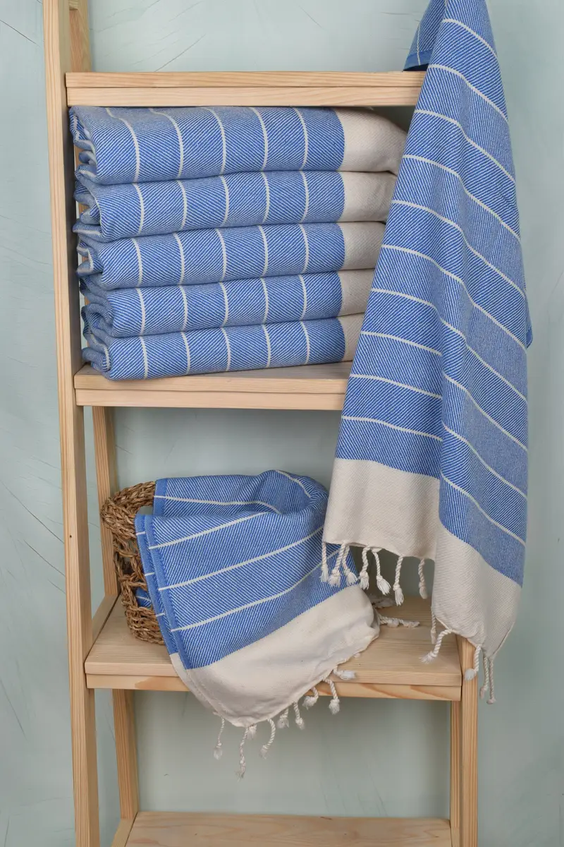 36x16 Cotton Striped Towel, Home Decor Gifts, Wedding Favors, Personalized Hand Towel, Kitchen Towel, Embroidery Towels, Monogrammed Turkish Towel - 3