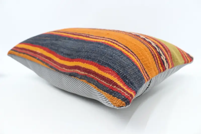 Cushion, Vintage Pillow, Gift Pillow, 16x24 Orange Pillow Cover, Antique Pillows, Sofa Pillow Sham, Armchair Cushion Case, Decorative Cushion Cover - 6