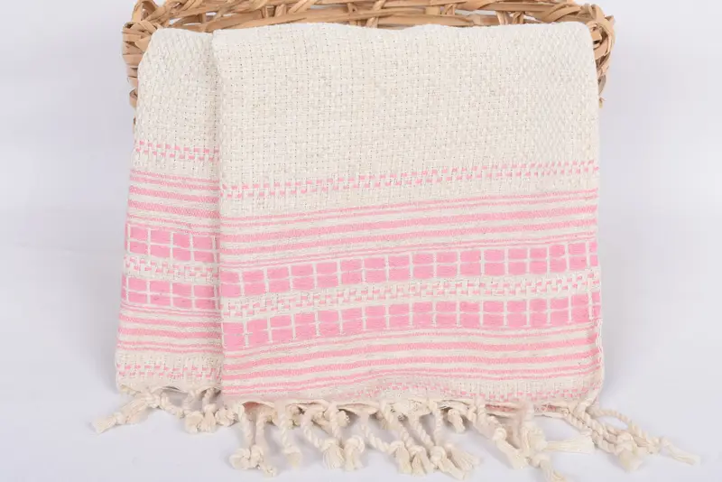 Personalisierte Geschenke, Brautduschengeschenk, personalisiertes Brautjungferngeschenk, Personalisiertes Handtuch, 40x20 Leinenstreife Handtuch, Personalisiertes Küchentuch - 5