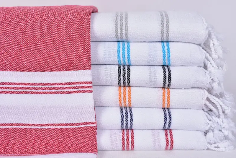 Custom Gift, Spa Gift Towel, Bridesmaid Gifts, Spa Towel, 70x40 Cotton Striped Towel, Turkish Beach Towel Bulk, Wedding For Favor, Beach Towel Gift - 1