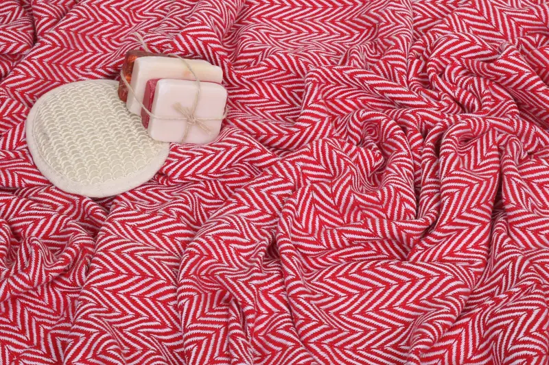 Monogrammed Beach Towel, Personalized Wedding Gift, Bridesmaid Favors, 68x40 Cotton Zig zag Towel, Monogram Turkish Towel, Organic Towel - 7