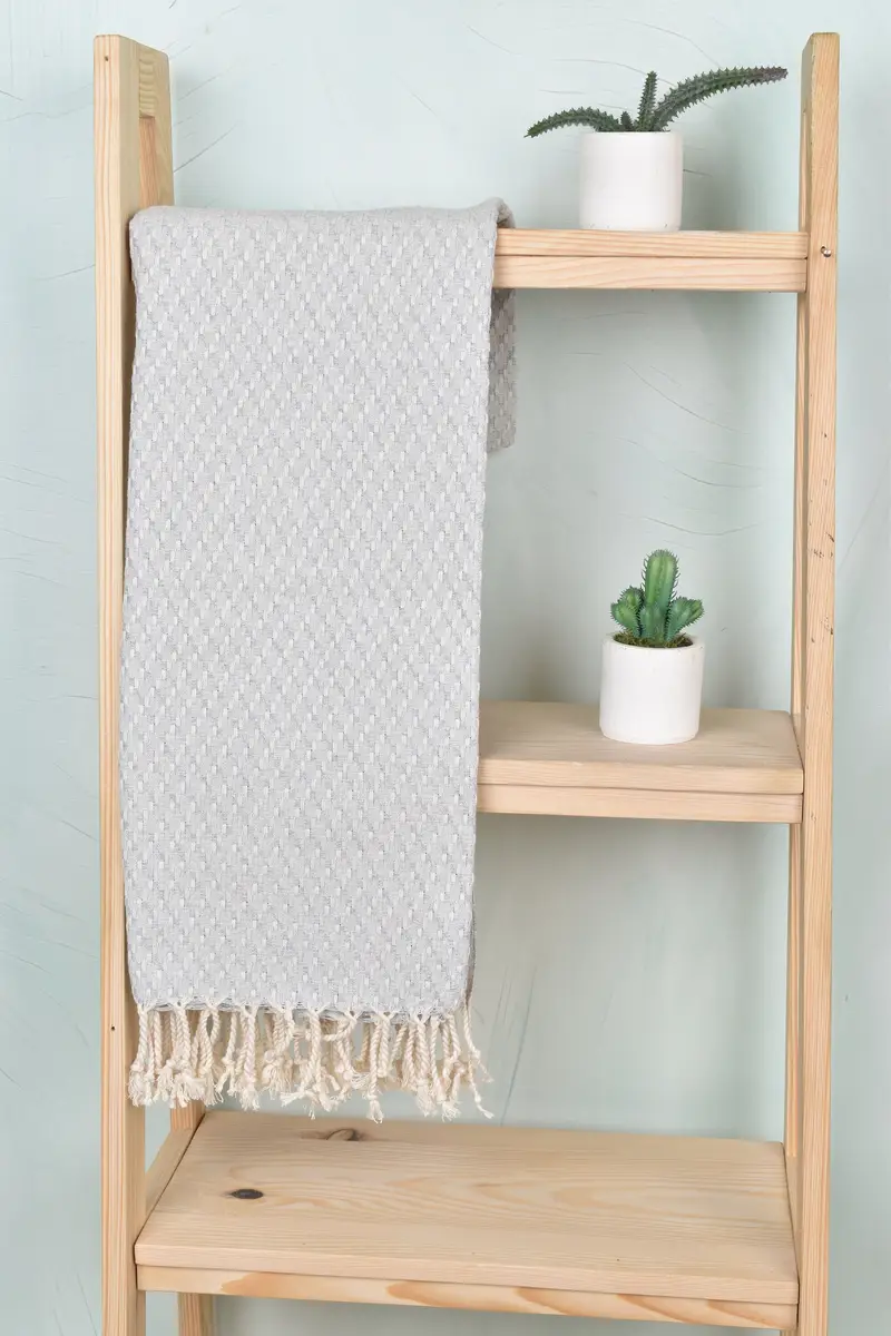 Custom Wedding Gift, Gift For Him, Gym Towel, Handmade Turkish hammam towel, Personalized Gift, Grandma Gift, 68x40 Cotton Geometric Towel - 8