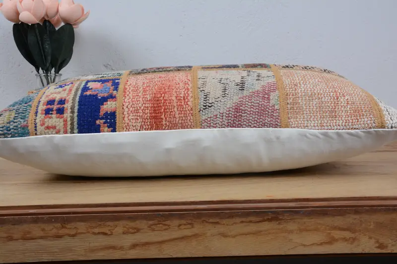 Interior Designer Pillow, Gift Pillow, 12x24 Brown Pillow Cover, Aesthetic Pillow, Floor Cushion, Kilim Pillow Cover, Cushion Cover - 5