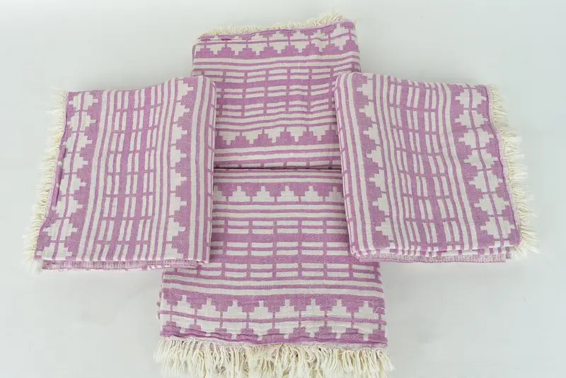 Bridemaids Beach Towel, Gift Boxes Towel, 70x40 Cotton Kilim Design Towel, Bridesmaid Gifts, Beach Towel Gift, Holiday Towel, Organic Turkish towel - 8