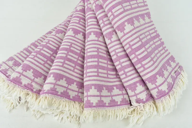 Bridemaids Beach Towel, Gift Boxes Towel, 70x40 Cotton Kilim Design Towel, Bridesmaid Gifts, Beach Towel Gift, Holiday Towel, Organic Turkish towel - 6