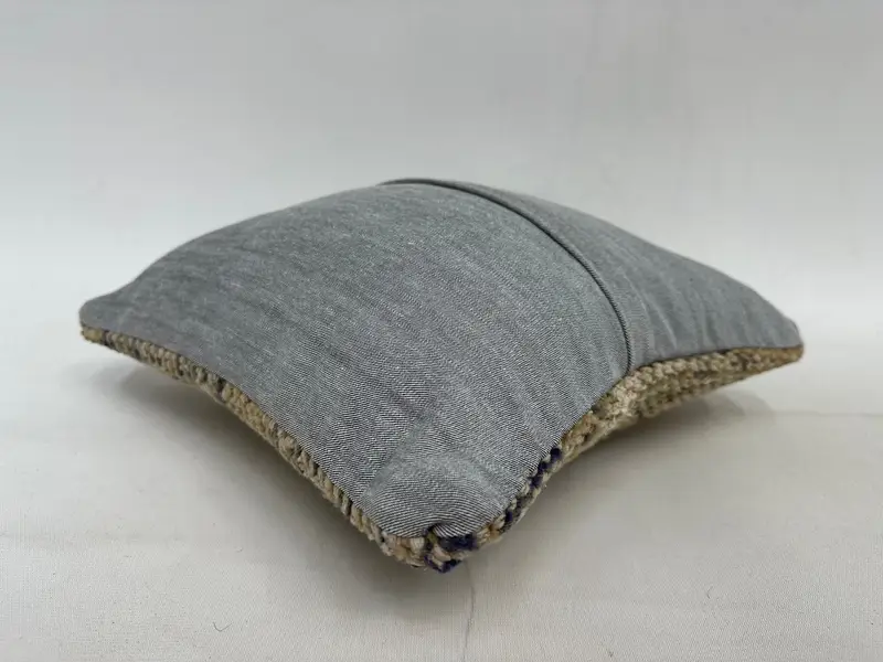 12x12 Beige Pillow Cover, Pillow for Sofa, Boho Pillow Sham Cover, Custom Pillow Cover, Cushion, Christmas Pillow Case, Ethnical Kilim Rug Pillow - 7