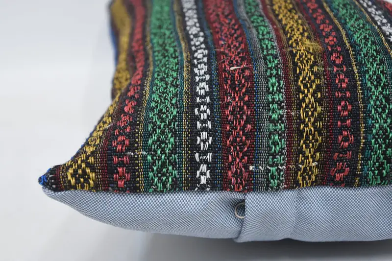 Interior Designer Pillow, Outdoor Throw Pillow, Ethnical Kilim Rug Pillow, Vintage Kilim Pillow, Pillow, 12x20 Red Pillow, Yoga Pillow Sham - 5