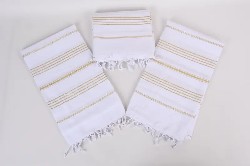 Thin towel, Quick-drying peshtemal towel for poolside, Customized Towels, Home Decor Gifts, Housewarming Gift, 70x40 Cotton Striped Towel, Spa Towel - 6