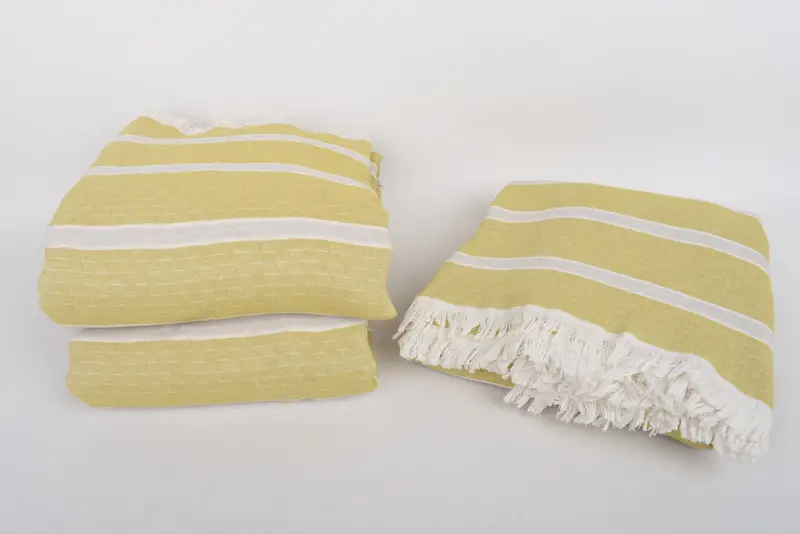 Bedspread, Bridesmaid Gifts, Bridesmaid Proposal Gift, Bachelorette Party Items, Bachelorette Party Favors, 96x84 Cotton Striped Towel - 7