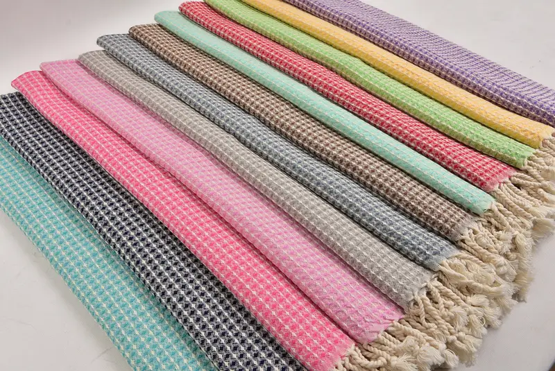 44x22 Cotton Waffle Towel, Bridesmaid Gifts, Personalized Bridesmaid Gift, Best Friend Wedding Gift, Monogram Hand Towel, Turkish Tea Towel - 6