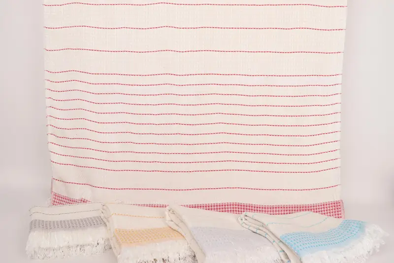Anniversary Gift For Her, Beach towel, Fringed Turkish towel for poolside, 70x40 Cotton Waffle Towel, Custom Wedding Gift, Bridesmaid Gift - 8