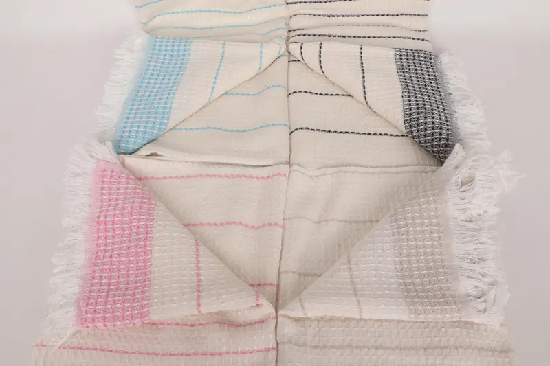 Anniversary Gift For Her, Beach towel, Fringed Turkish towel for poolside, 70x40 Cotton Waffle Towel, Custom Wedding Gift, Bridesmaid Gift - 4