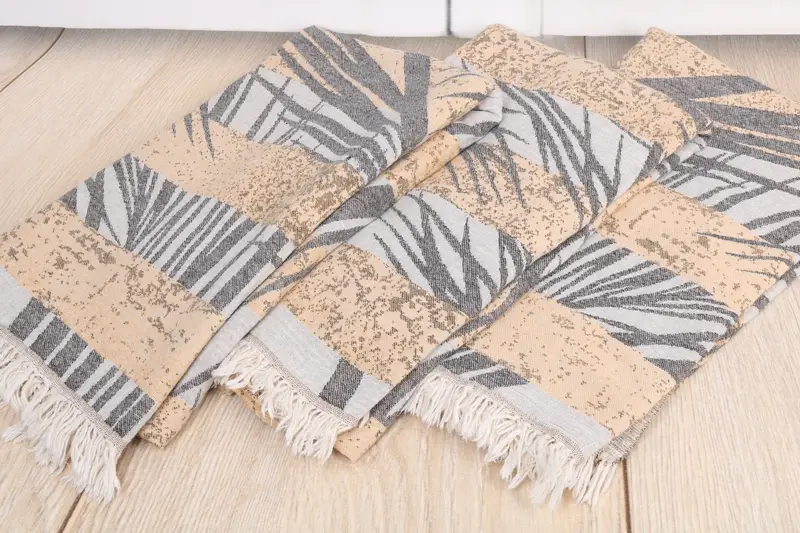 78x38 Cotton Floral Design Towel, Beach Towel Monogram, Custom Wedding Gifts, Memorial Gift, Beach towel, Bridesmaid Gifts, Beach Theme Wedding Gift - 7